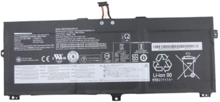 IBM Batterie pour Lenovo ThinkPad X390 Yoga, X13 Yoga G1 (4200 mAh) 11.55V
