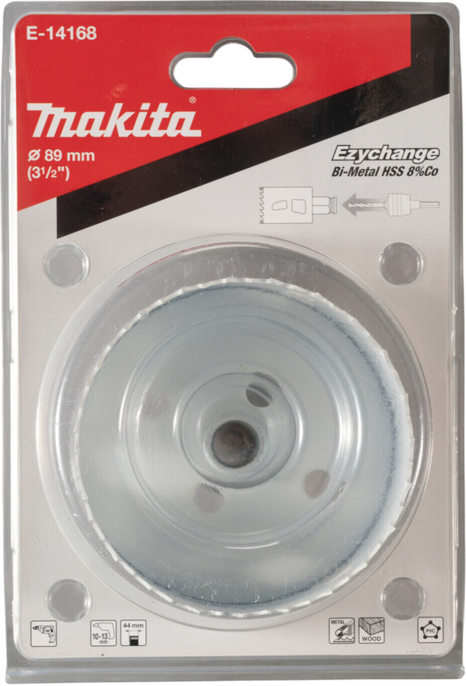 Makita EZYCHANGE HSS BiM Lochsäge Ø 89mm • Schnitttiefe 44mm (E-14168)