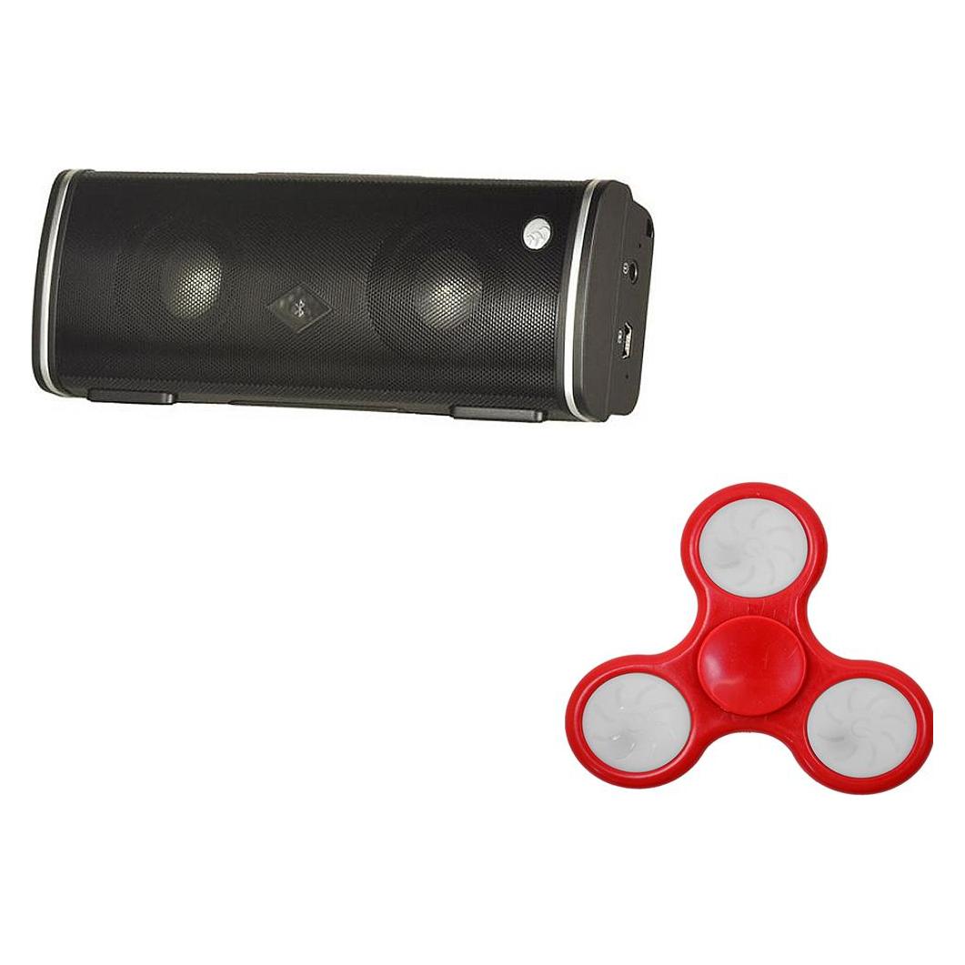 Albrecht Paket MAX-treme Bluetooth-Lautsprecher und Spinner PNI Speedy Red LED Geschenk (12 h) (43698494)