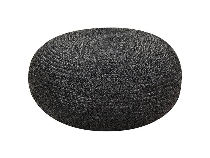 POUF Jute Schwarz Tifelt