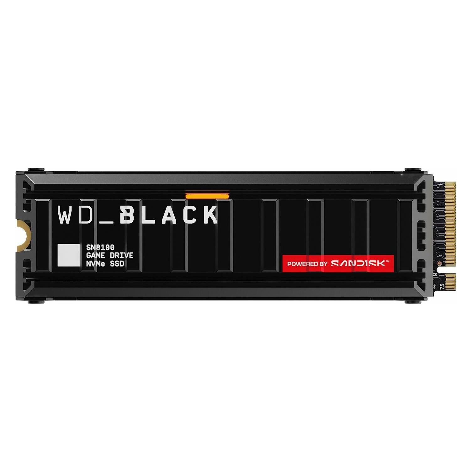 WD Black SN8100 mit Heatsink powered by SANDISK (1000 GB, M.2 2280) (WDS100T1XHM-00CMT0)