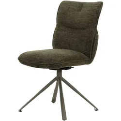 Polsterstuhl 45x56x86 Chenille grün TINA #02