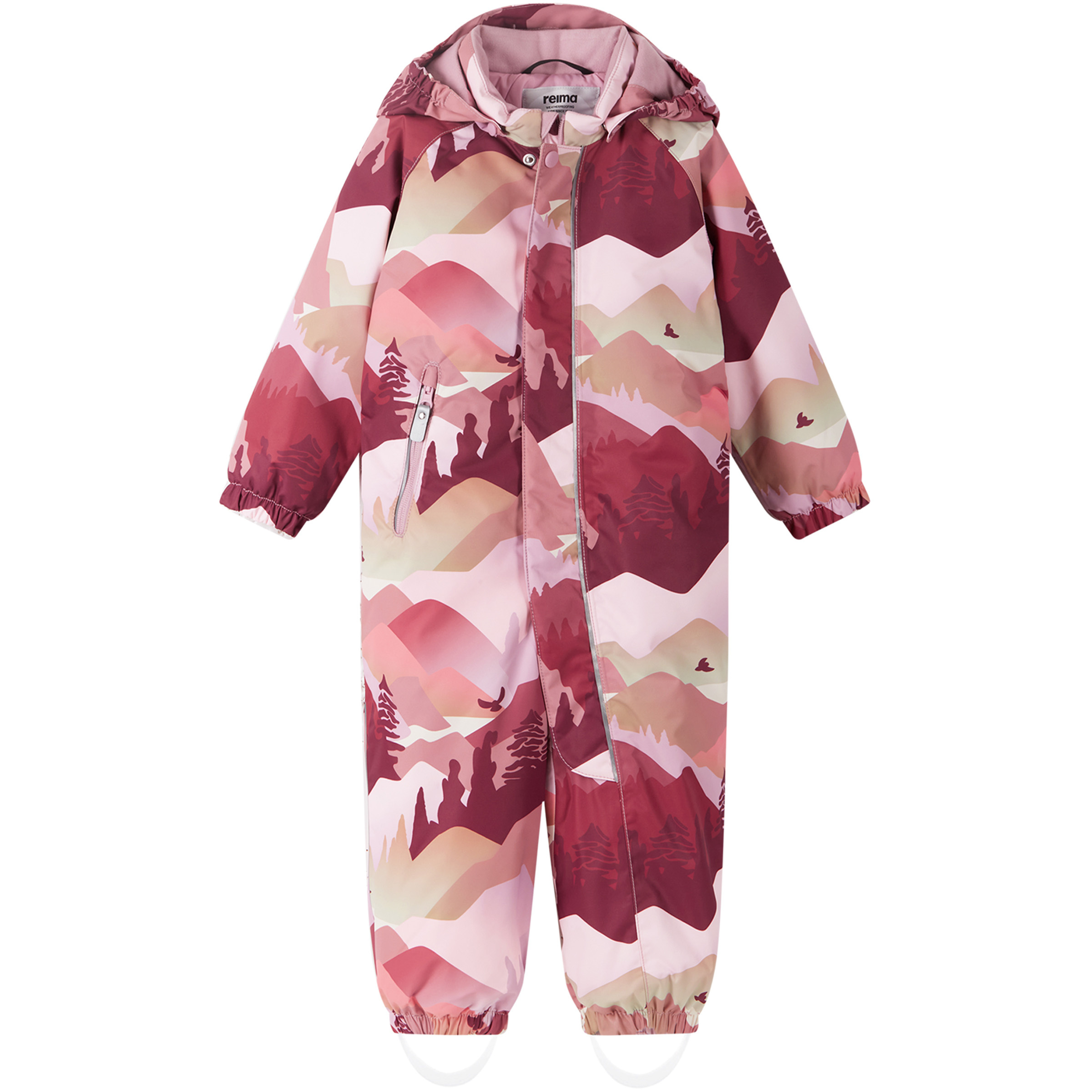 reima Puhuri Schneeanzug Kinder Overalls pink Größe 74 Lifestyle Isolierend