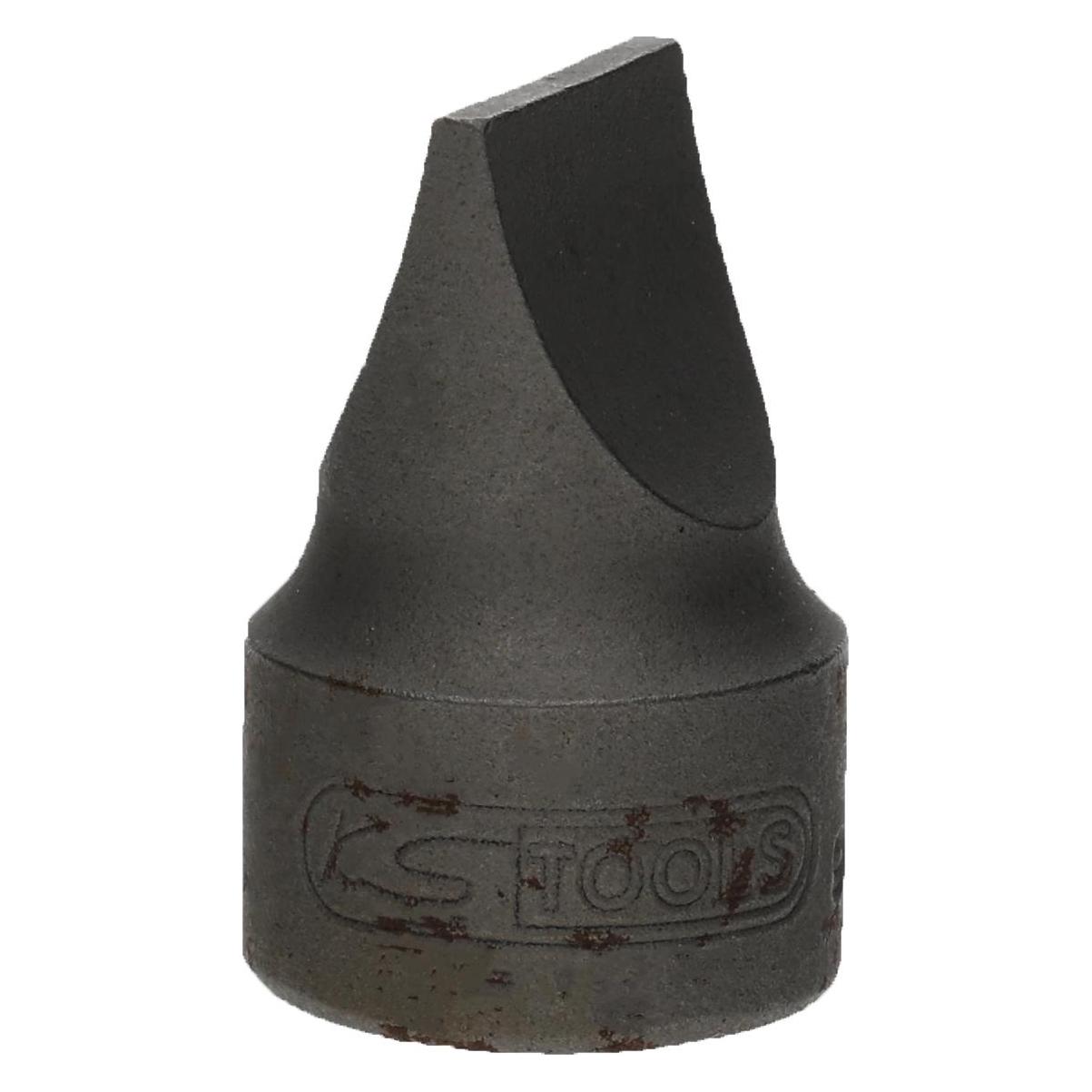 KS Tools 1/4" Bit-Stecknuss Schlitz, 10 mm, extra kurz (10 mm) (911.1872)