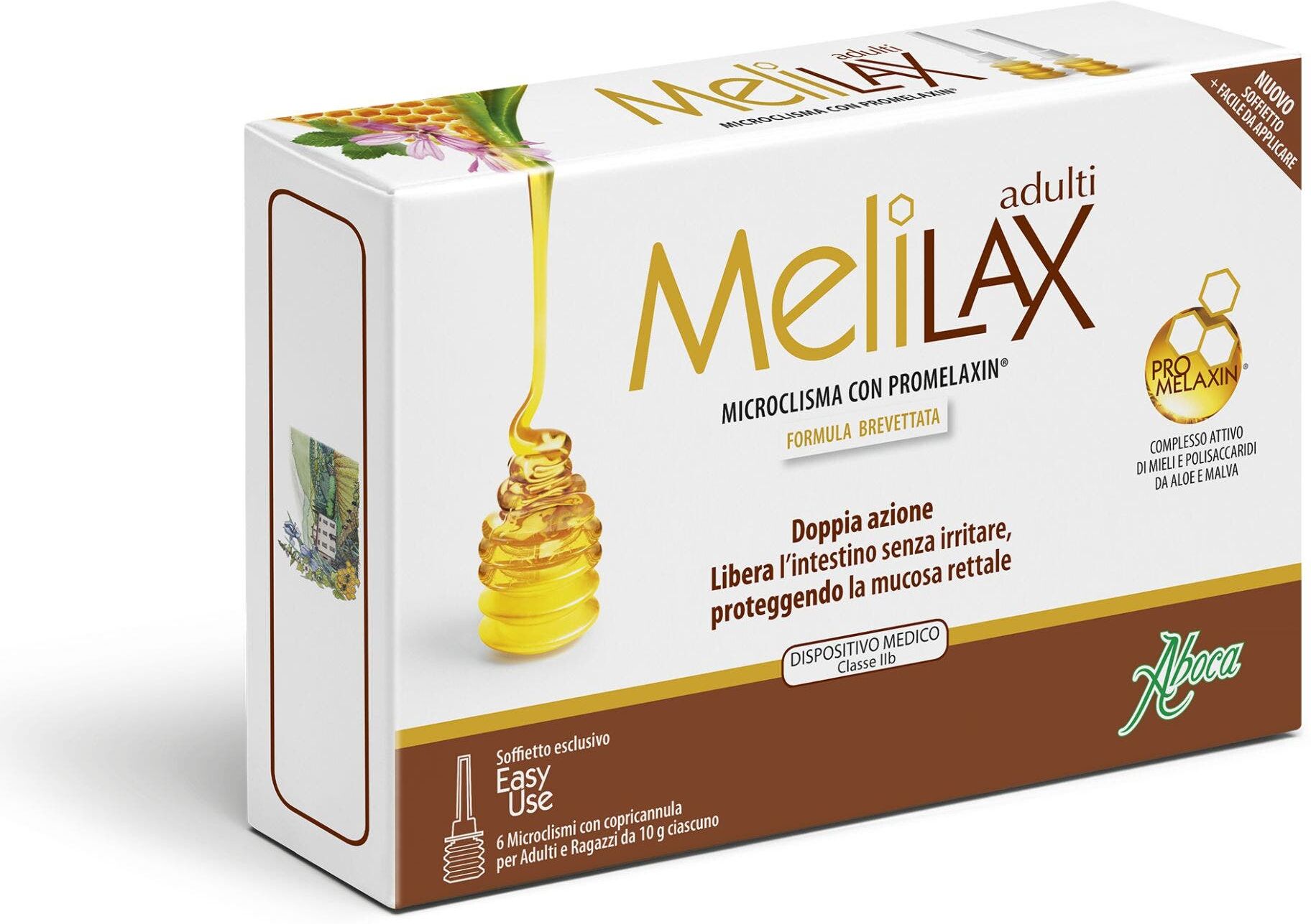 ABOCA Melilax 6 Microclismi Monouso Da 10 Grammi 