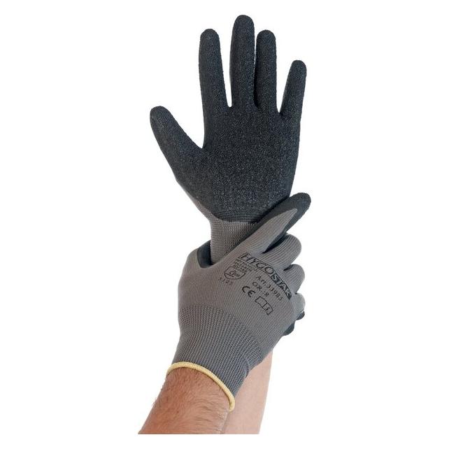 franz mensch unisex Arbeitshandschuhe SKILL grau Grösse L 12 Paar (9) (33984)