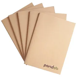 pandoo Notizhefte DIN A5 blanko, Anzahl der Seiten:  40