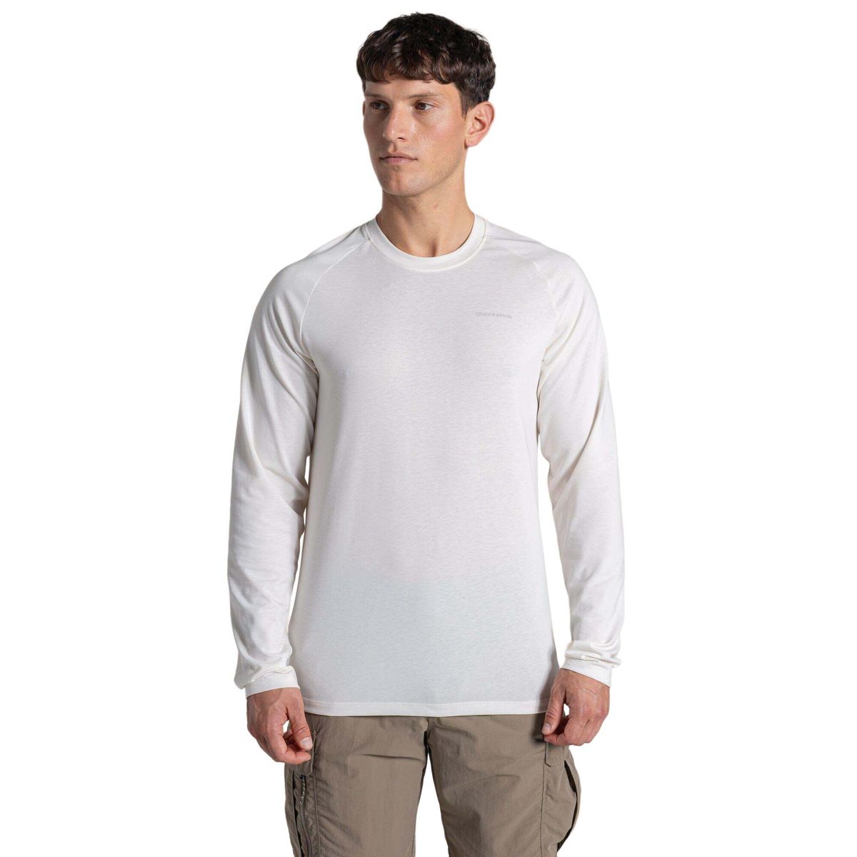Craghoppers Nosilife Nour Long Sleeved T-shirt sail white (1EI) XL CMT1042 1EI 80