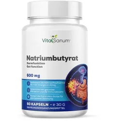 VitaSanum® Natriumbutyrat – 600 mg Tagesportion (1 Kapsel)