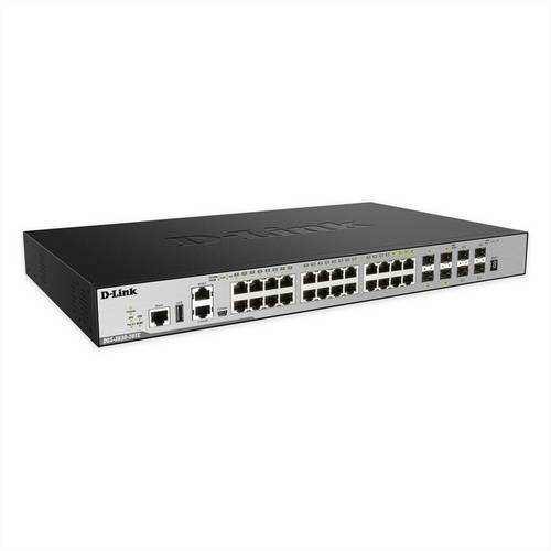 D-Link DGS-3630-28TC/SI/E 28-Port Layer 3 Gigabit Stack Switch (SI)