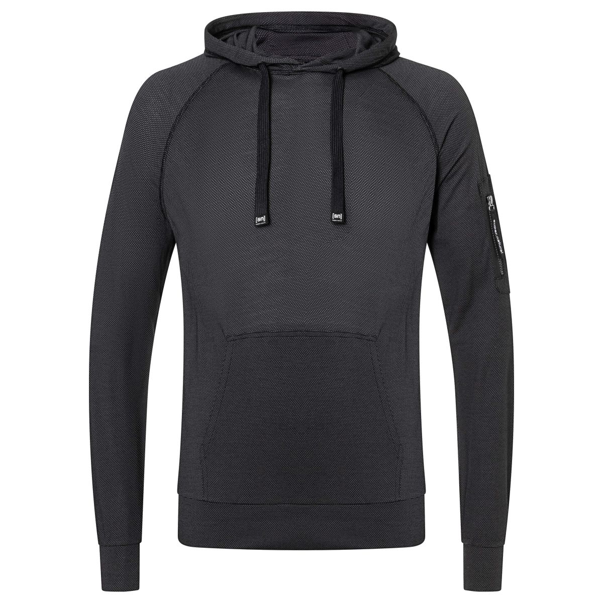 Super.Natural M Air Hoodie jet black (872) L SNM023120872L