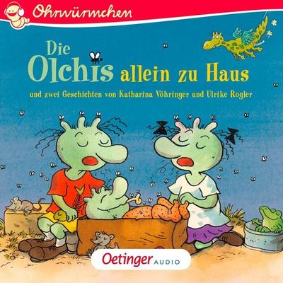 Die Olchis allein zu Haus und zwei Geschichten von Katharina Vöhringer und Ulrike Rogler - Erhard Dietl,Katharina Vöhringer,Ulrike Rogler, Audio,