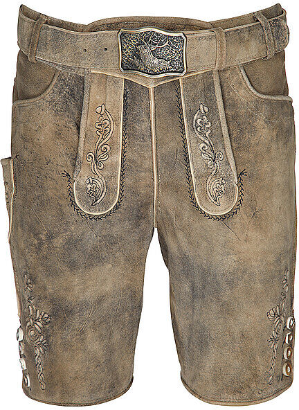 GWEIH & SILK Lederhose MORITZ  braun   50 50