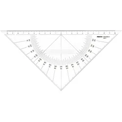 Aristo, Lineal, Kursdreieck mit Griff (27 cm)
