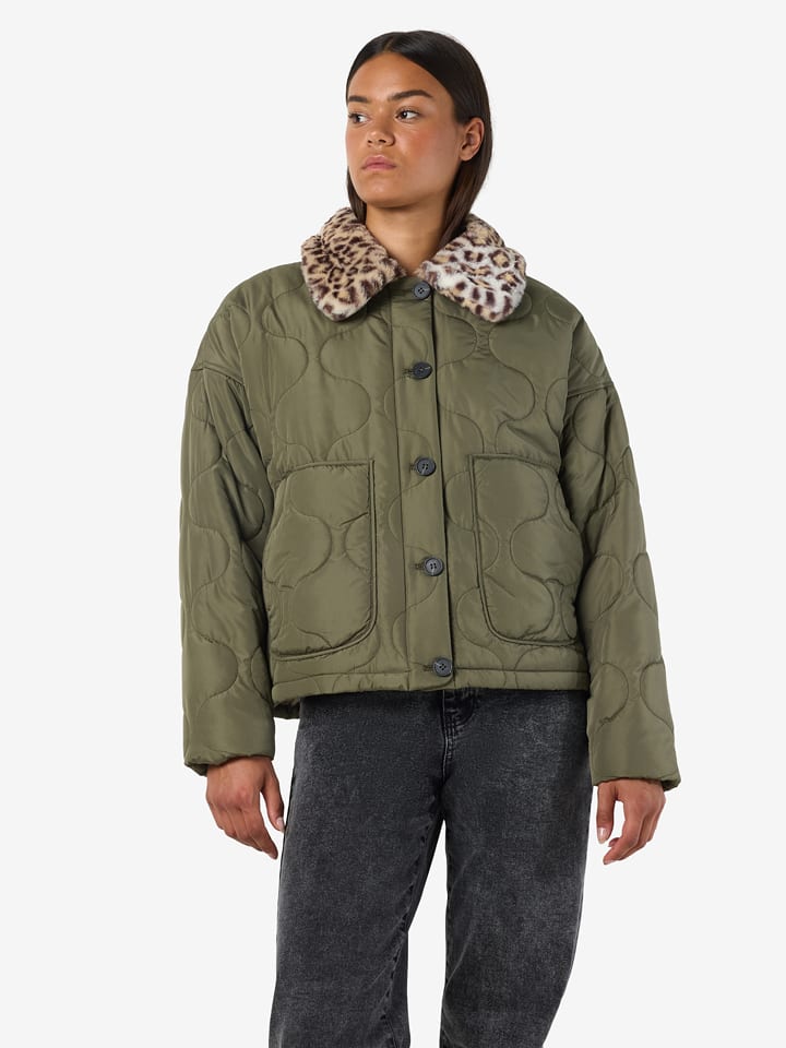 Noisy may Steppjacke in Khaki - L