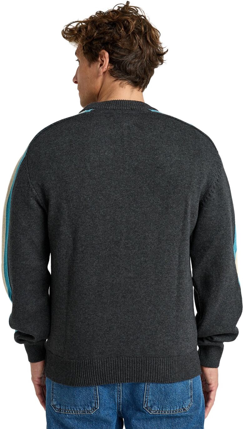 Strickpullover BILLABONG "Unlock Diamond", Herren, Gr. S, raven, Obermaterial: 50% Modacryl, 50% Baumwolle., Pullover Strickpullover