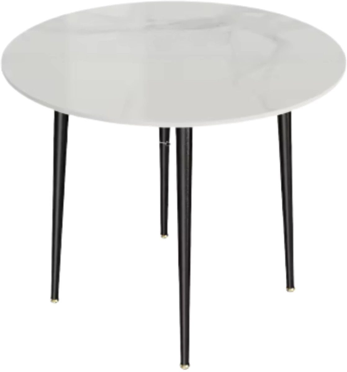 Ronde Eettafel Marmer Grijs - Diameter: 80 cm