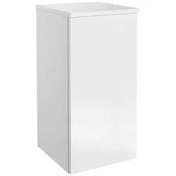 Lanzet Unterschrank 30 cm breit Anschlag links verschiedene Farben Weiß 800 Alu matt 400mm