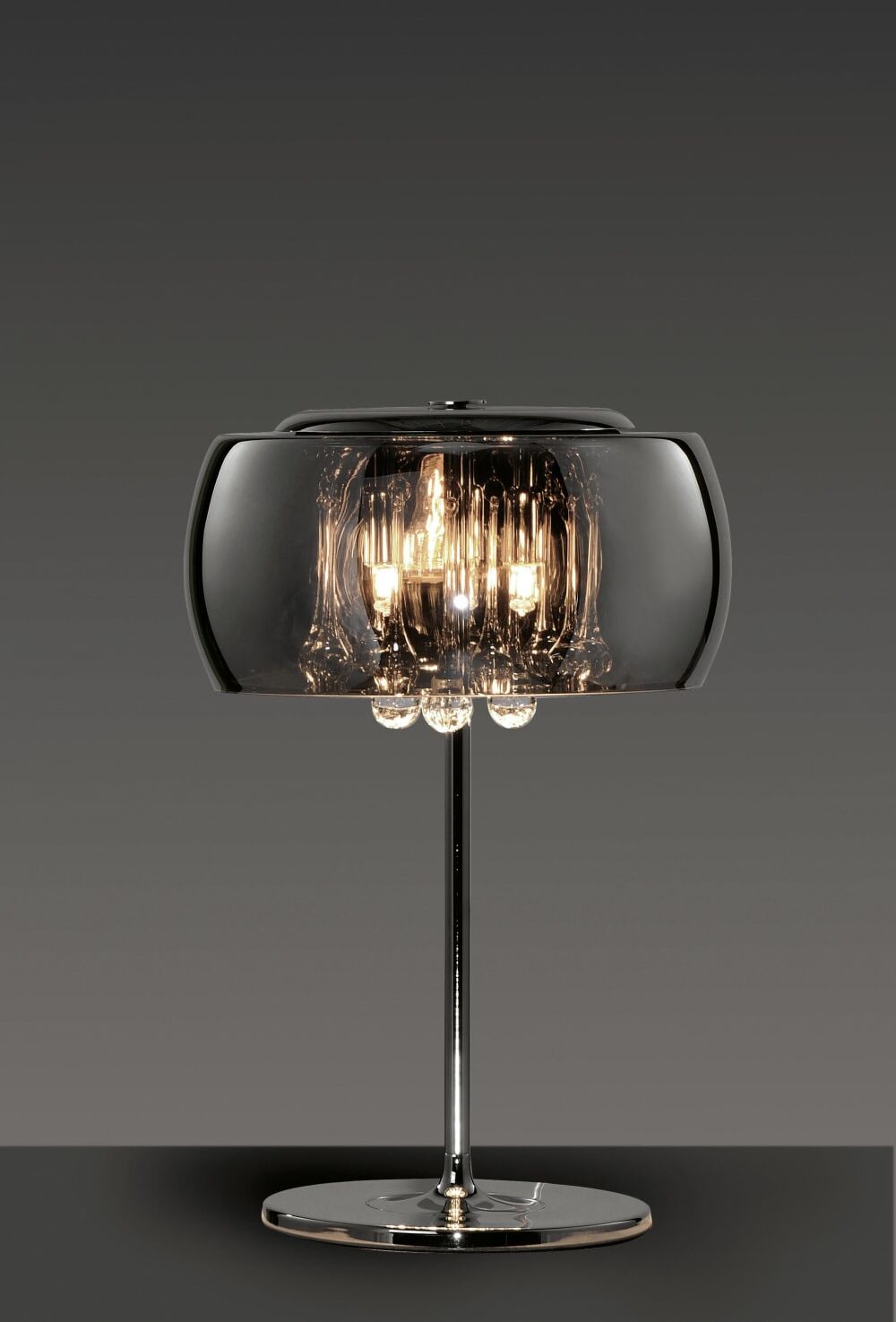 Trio Lighting Lampe de table 3xg9 chrome Noir 28x43x28cm