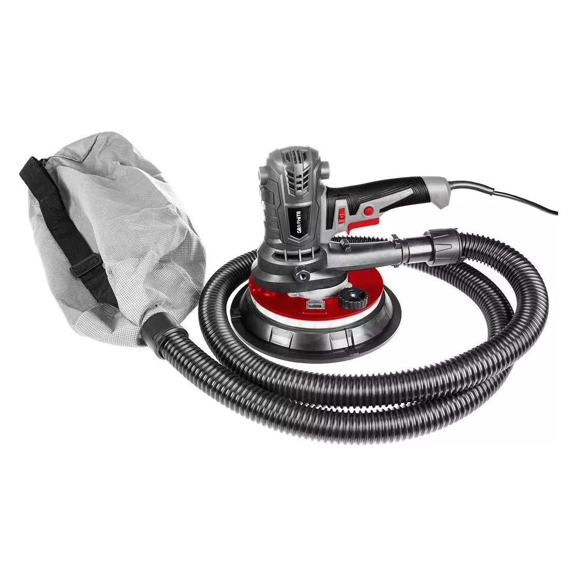 Graphite Gipsschleifer 900W, 180 mm, LED (Wand- & Deckenschleifer) (TOP-59G263)