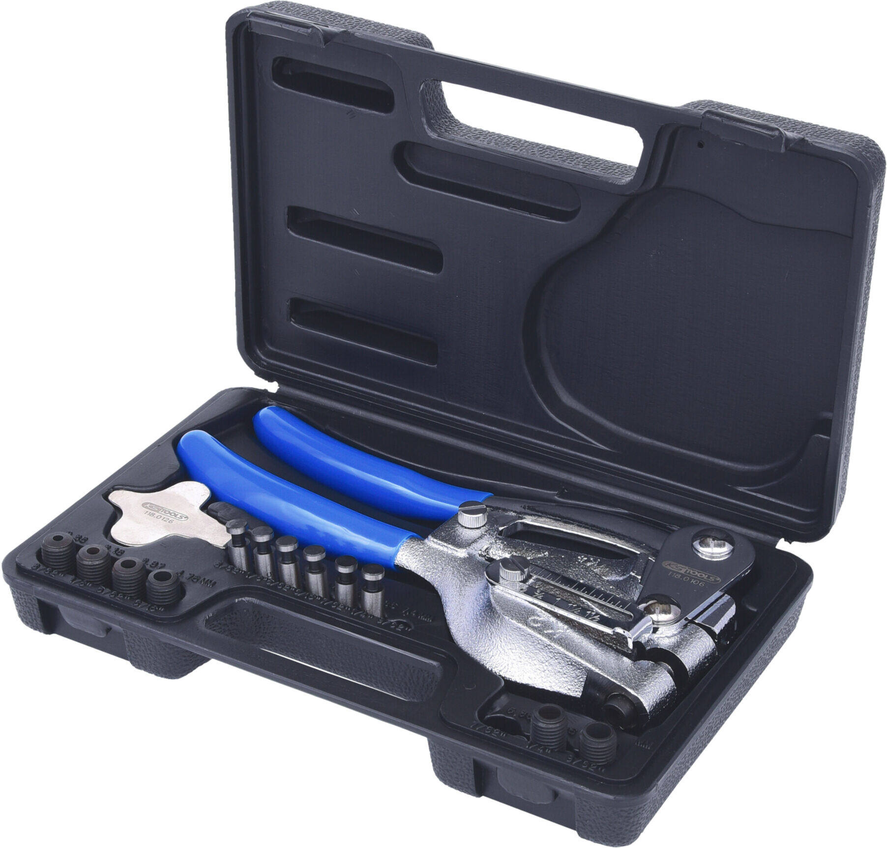 KS Tools Lochzangen-Satz, 16-teilig (118.0105)