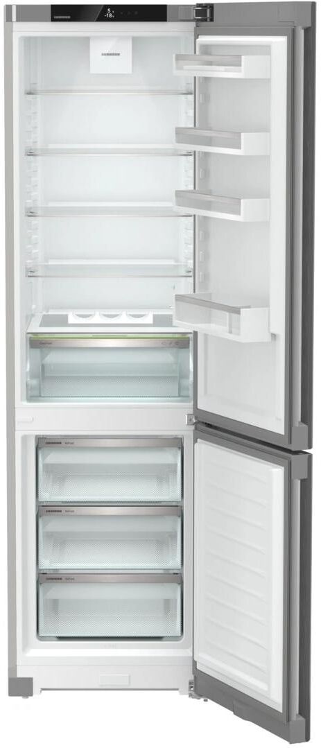 Liebherr Kühl-/Gefrierkombination "CNsfd 5703 Pure Rechts", Energieeffizienz: D, silber (silberfarben), B:59,7cm H:201,5cm T:67,5cm, Kühlschränke, Kühl-/Gefrierkombination silberfarben Einheitsgröße