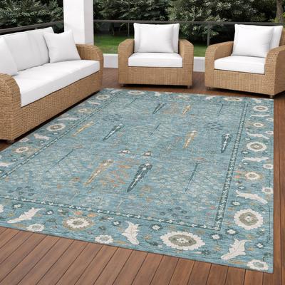 Addison Rugs Machine Washable Indoor/ Outdoor Global Hastings Chantille Rug