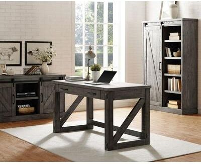 Martin Furniture "Modern Wood Arched Display Cabinet/Bookcase, Office Shelving, Storage Cabinet, Fully Assembled, White - 40""w x 76""h x 17""d"