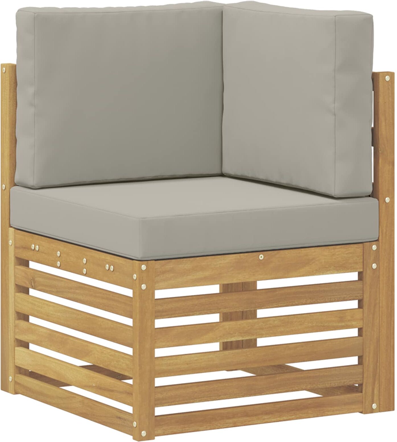 vidaXL Ensemble de canapés d'extérieur 9 pc White and Light Grey