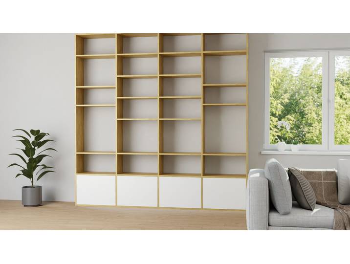 Étagère haute sur mesure Pickawood Chêne Naturel huilé