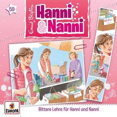 Folge 59: Bittere Lehre für Hanni und Nanni - Enid Blyton,Andre Minninger, Audio, 4064066622244