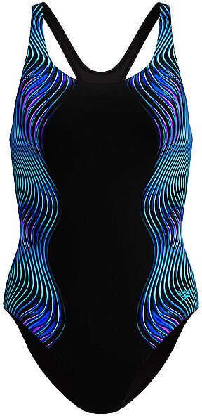 SPEEDO Damen Badeanzug Print Medalist grau   40 W