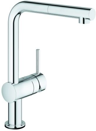Grohe Minta Touch Küchenarmatur 31360001 elektronisch, chrom, L-Auslauf schwenkbar
