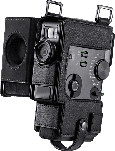 Funda cámara - Fujifilm Original Instax para mini Evo Cinema™, Original, Correa incluida, Negro
