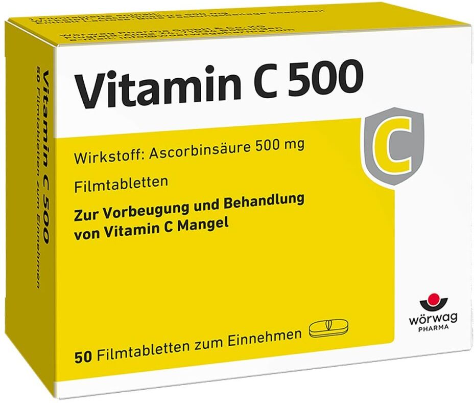Vitamin C 500 Filmtabletten 50stk