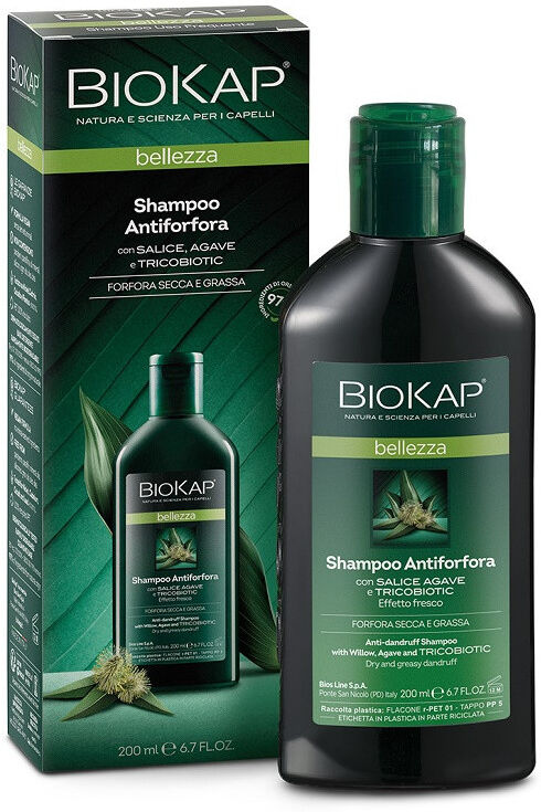 Bios Line Biokap Bellezza Shampoo Antiforfora Con Tricobiotic 200 Ml