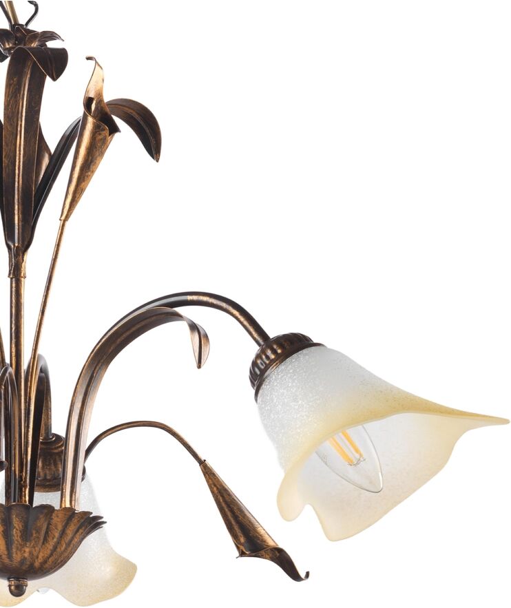 Onli LAMPADARIO LUCREZIA 3 LUCI BRONZO