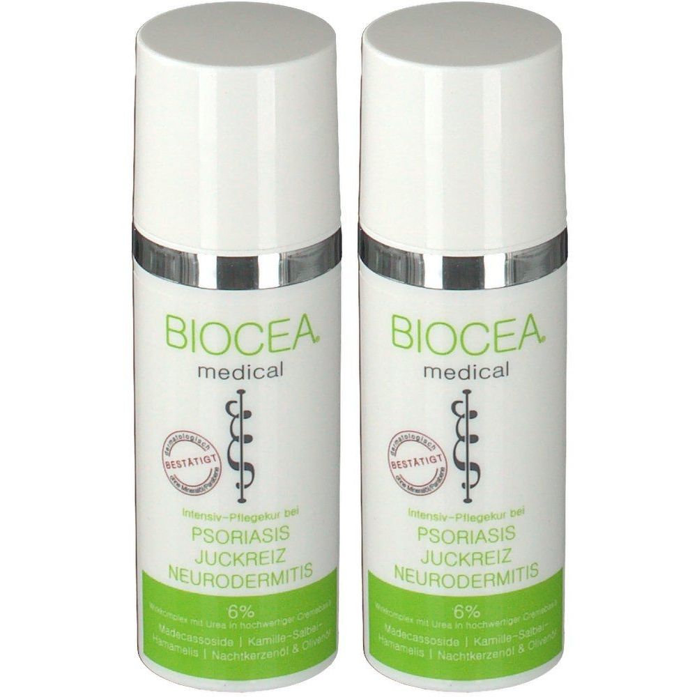 Biocea Psoriasis Juckreiz Neurodermitis Creme 2x 2x50 ml