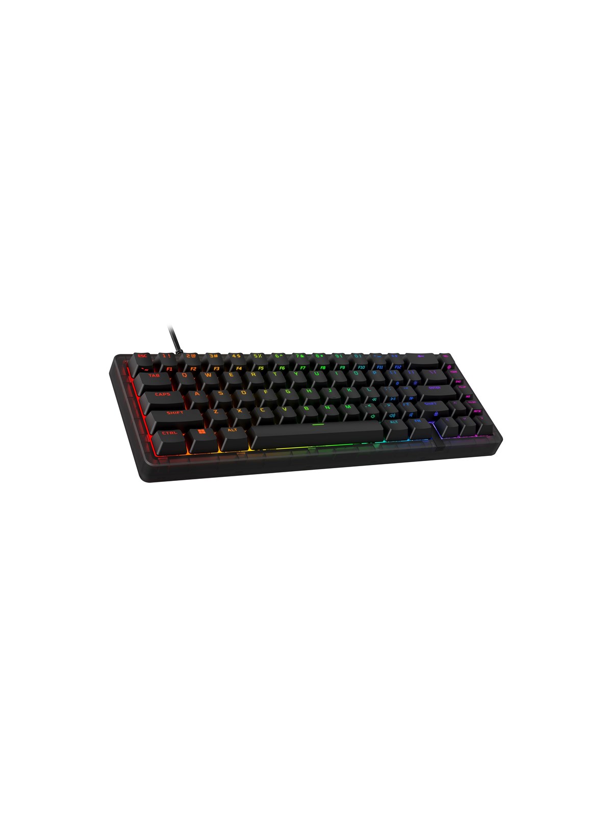 HyperX Origins 2 65% - Gaming Tastatur - 65% - US International - Schwarz