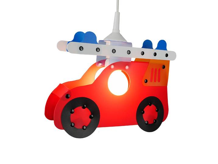 Lampe enfant Camion de pompier Matériau : Matière plastique Type de matière synthétique : Polypropylène 6 x 24 x 32cm