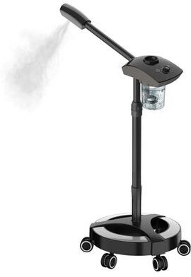 Multisell Products Hub Warm Mist Facial Steamer, Deep Cleaning Humidifier, Skin Whitening Vaporizer For Face, Home Spa And Salon black