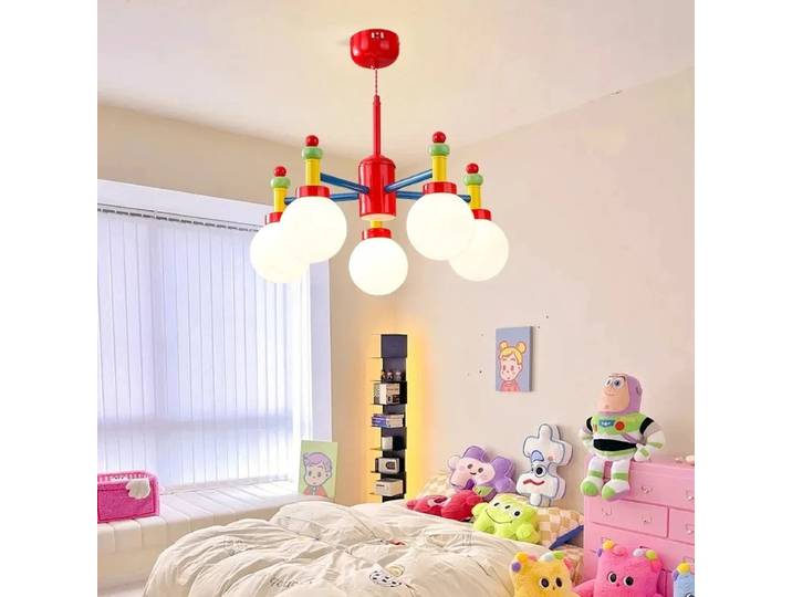 Lustres LED chambre d'enfant étude éclairage accessoires pour la maison Protection des yeux salon comprenant des ampoules