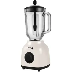 Fagor 2-in-1-Standmixer – – FGC2160 – 400 W – 1,5-Liter-Messbecher aus Glas – Creme, Standmixer, Beige