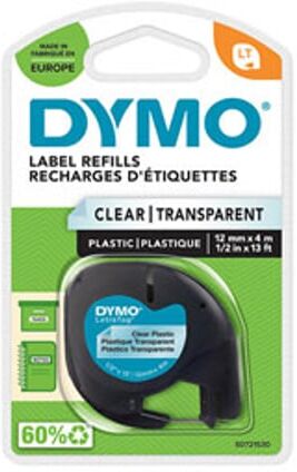 Dymo 12267 (S0721530) fita plástico transparente 12mm