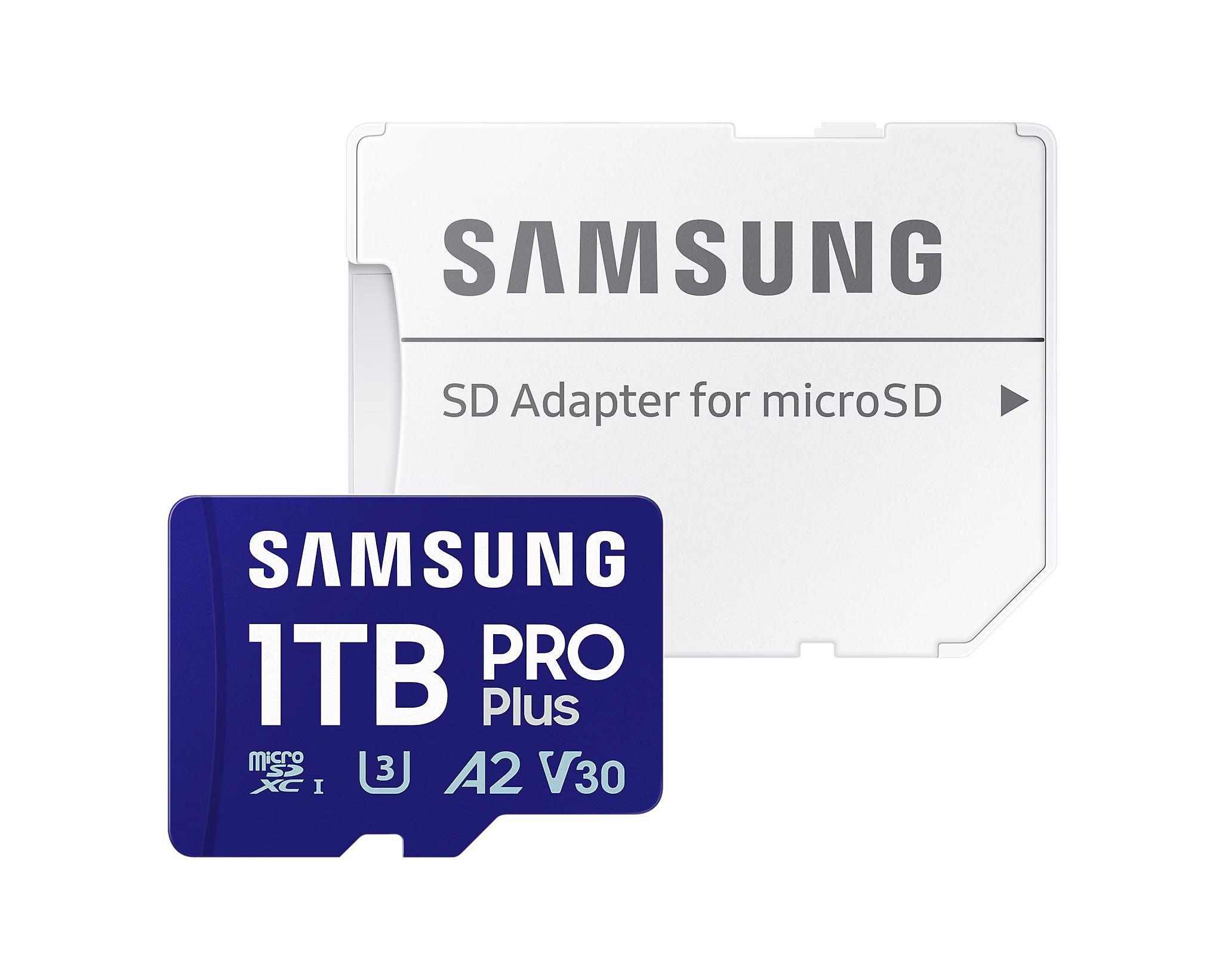 Samsung MB-MD1T0SA/EU Pro Plus 1TB microSD-Karte + SD-Adapter