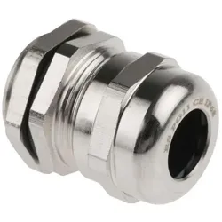 RS PRO, Kabelverbindung, PG11 Brass Cable gland + locknut,5-10mm