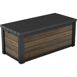 Keter Kissenbox Holzoptik Walnut anthrazit / Holzoptik