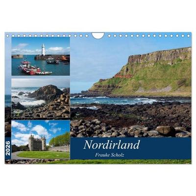 Nordirlands Highlights (Wandkalender 2026 DIN A4 quer), CALVENDO Monatskalender