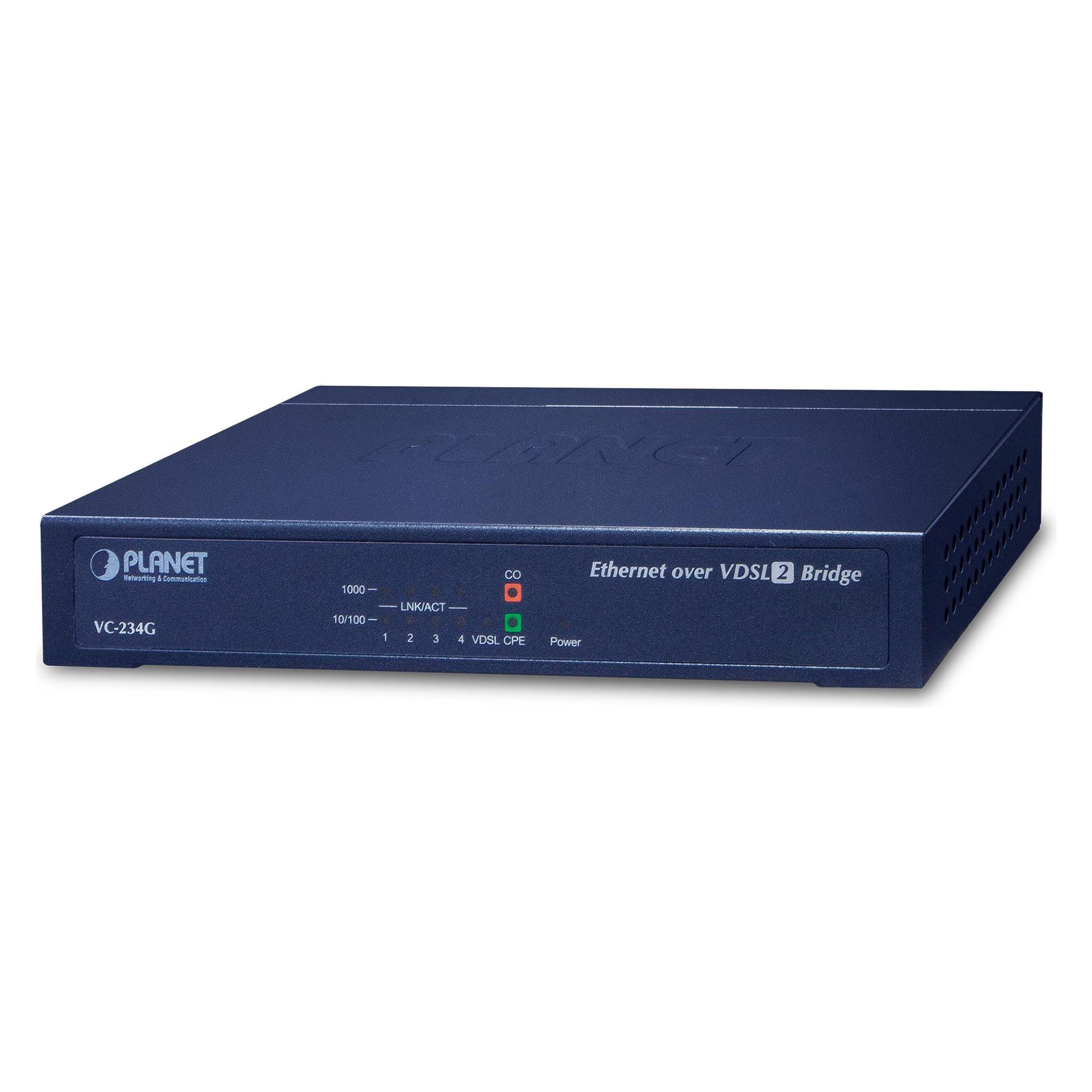 Planet VC-234G 4Port 10/100/1000T Ethern. to VDSL2 Bridge (VC-234G)