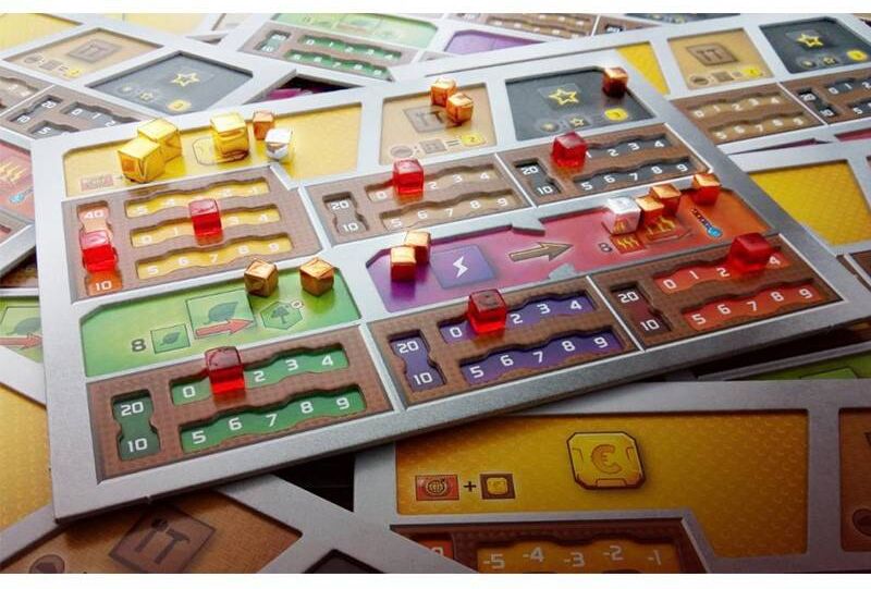 Fryxgames Terraforming Mars Deluxe Playerboards